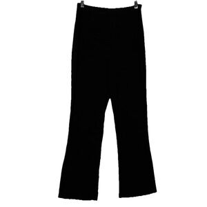 Slinky Brand Black Travelers Pants Womens Small Straight Pull On Acetate